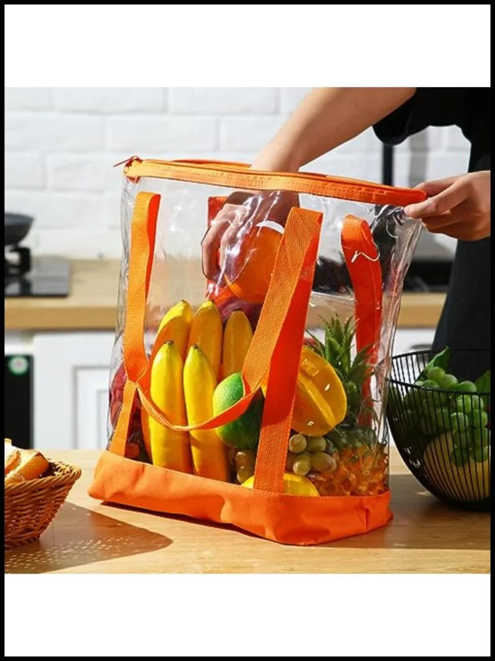 Clear Tote Bags Security Approved See Through PVC Shoulder Handbag for Sport